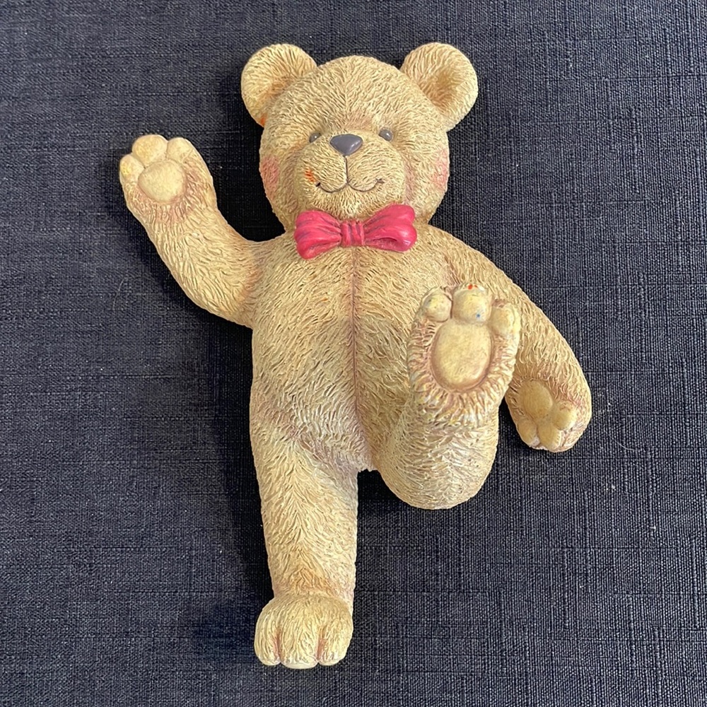 Home interiors bear towel holder